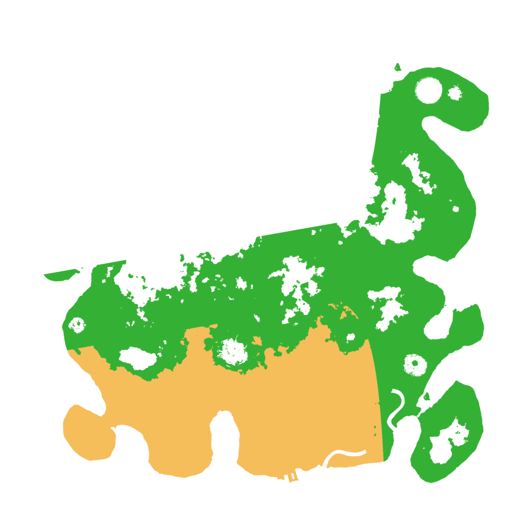 Biome Rust Map: Procedural Map, Size: 3500, Seed: 5429894