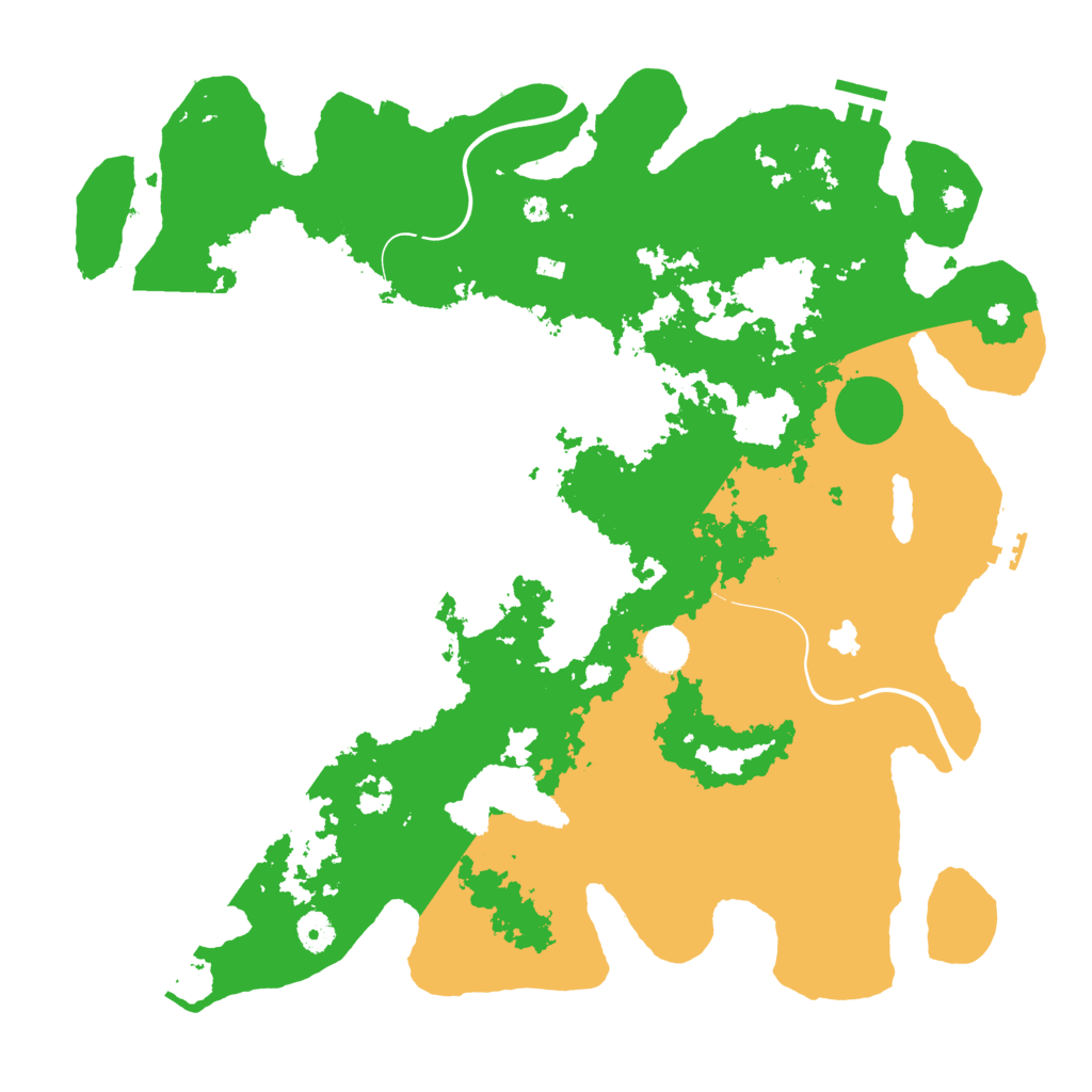 Biome Rust Map: Procedural Map, Size: 4250, Seed: 478760206