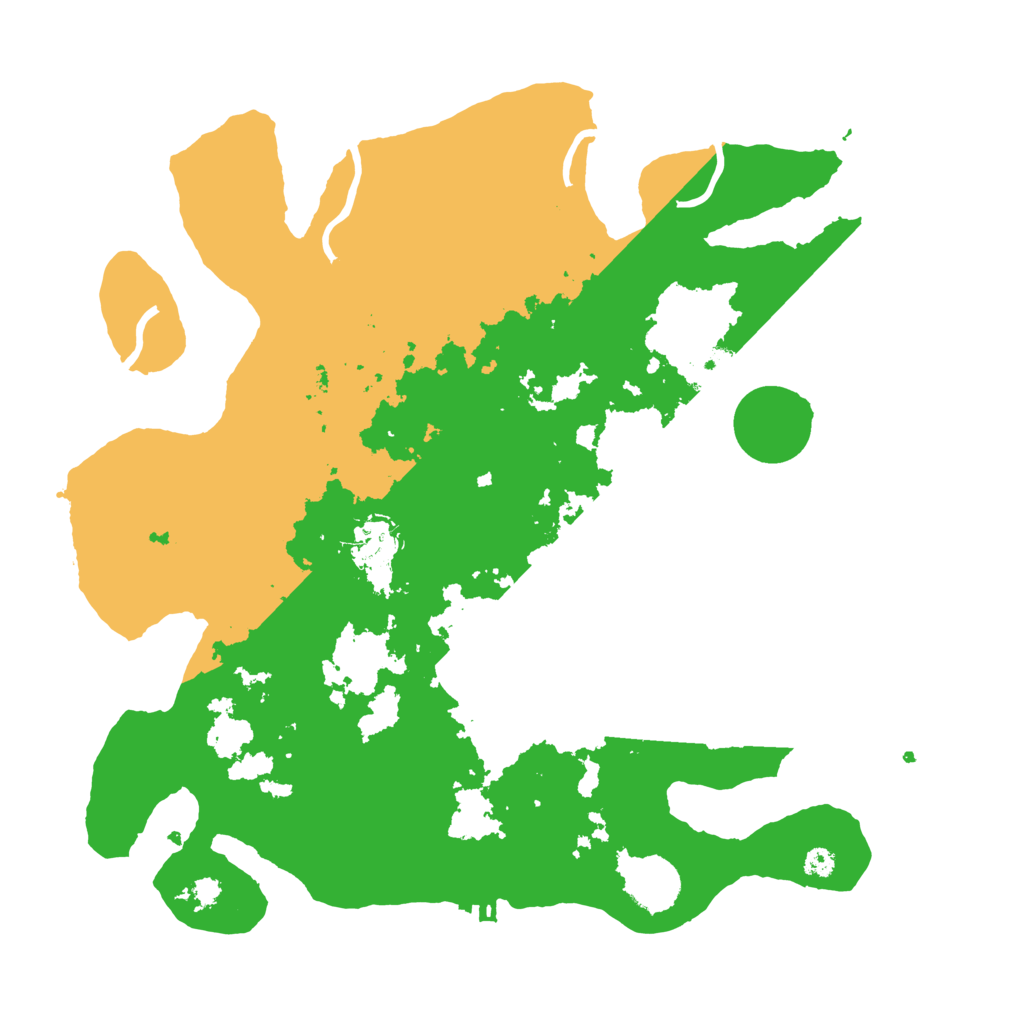 Biome Rust Map: Procedural Map, Size: 3500, Seed: 1249475310