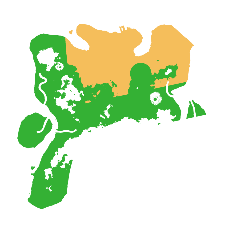 Biome Rust Map: Procedural Map, Size: 3000, Seed: 959033699