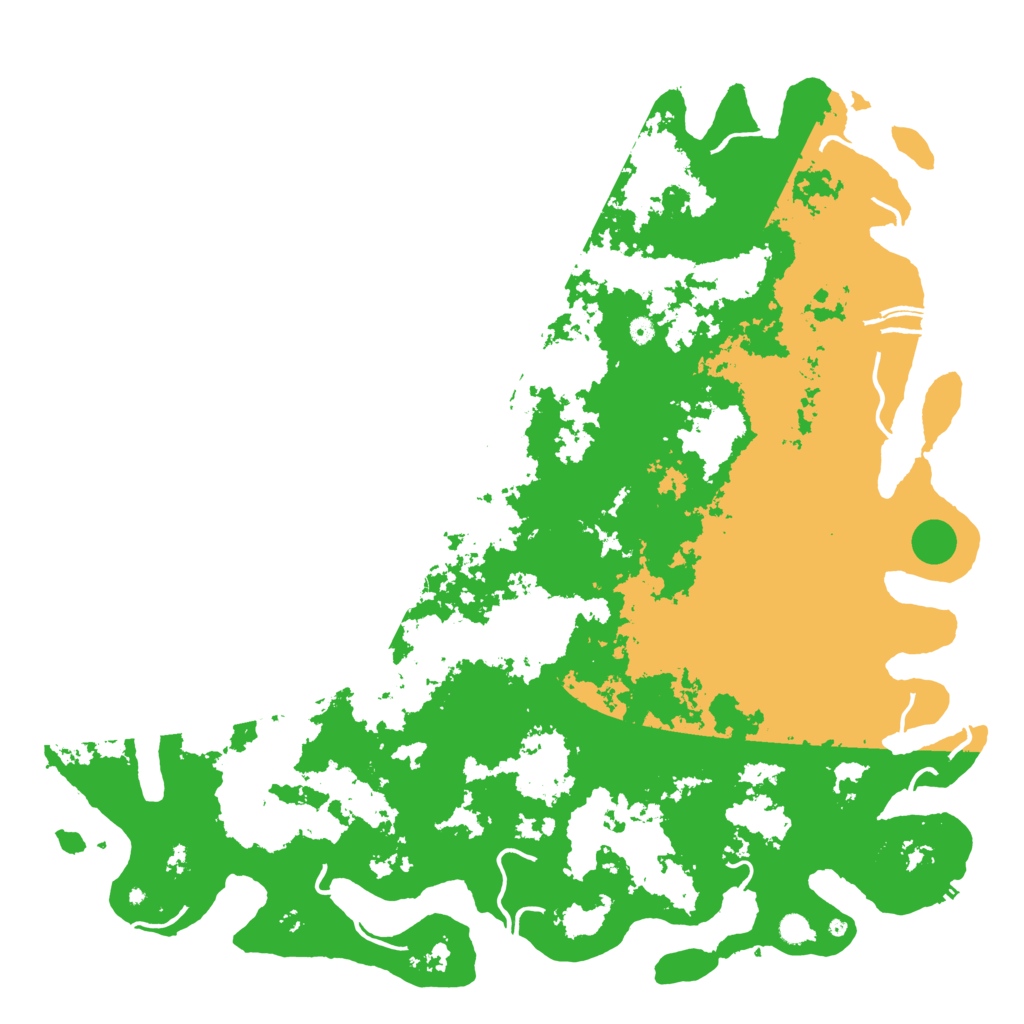 Biome Rust Map: Procedural Map, Size: 6000, Seed: 1242042112