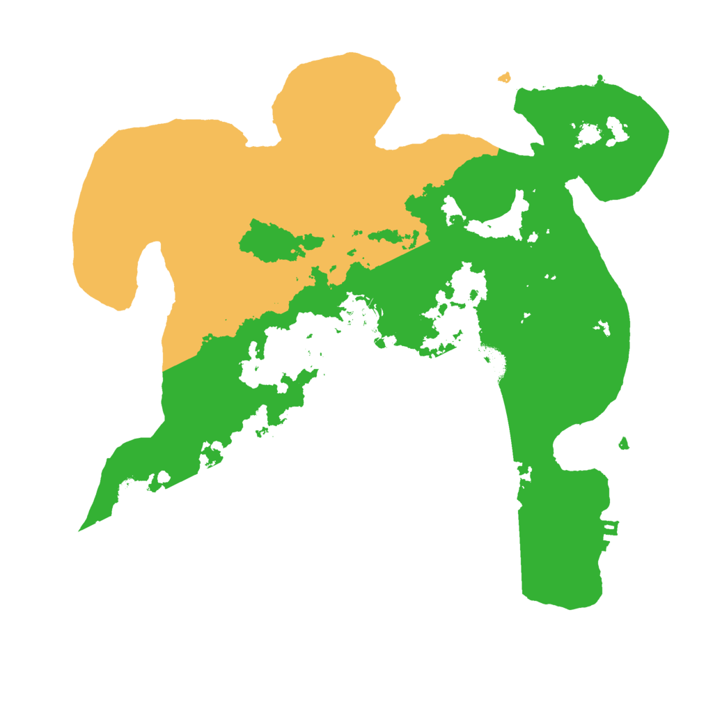 Biome Rust Map: Procedural Map, Size: 3000, Seed: 1393206926