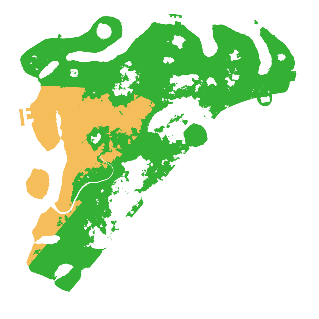 Biome Rust Map: Procedural Map, Size: 3800, Seed: 5456688