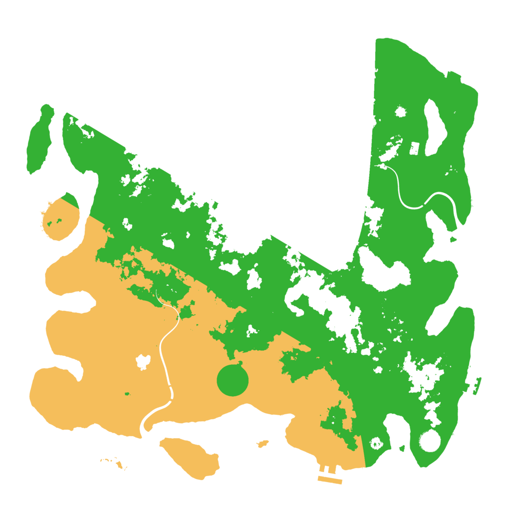 Biome Rust Map: Procedural Map, Size: 4250, Seed: 894562055