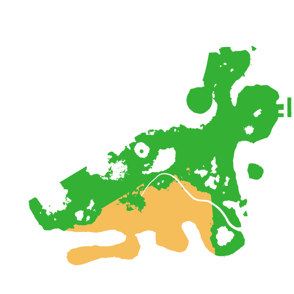 Biome Rust Map: Procedural Map, Size: 3000, Seed: 924374874