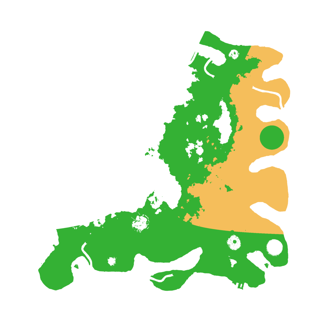 Biome Rust Map: Procedural Map, Size: 3500, Seed: 1760844644