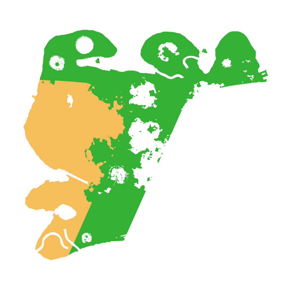 Biome Rust Map: Procedural Map, Size: 3000, Seed: 395631