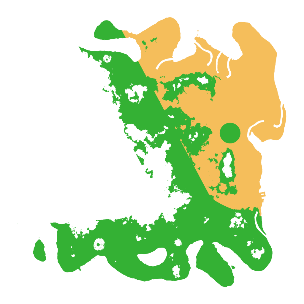 Biome Rust Map: Procedural Map, Size: 3900, Seed: 4259613