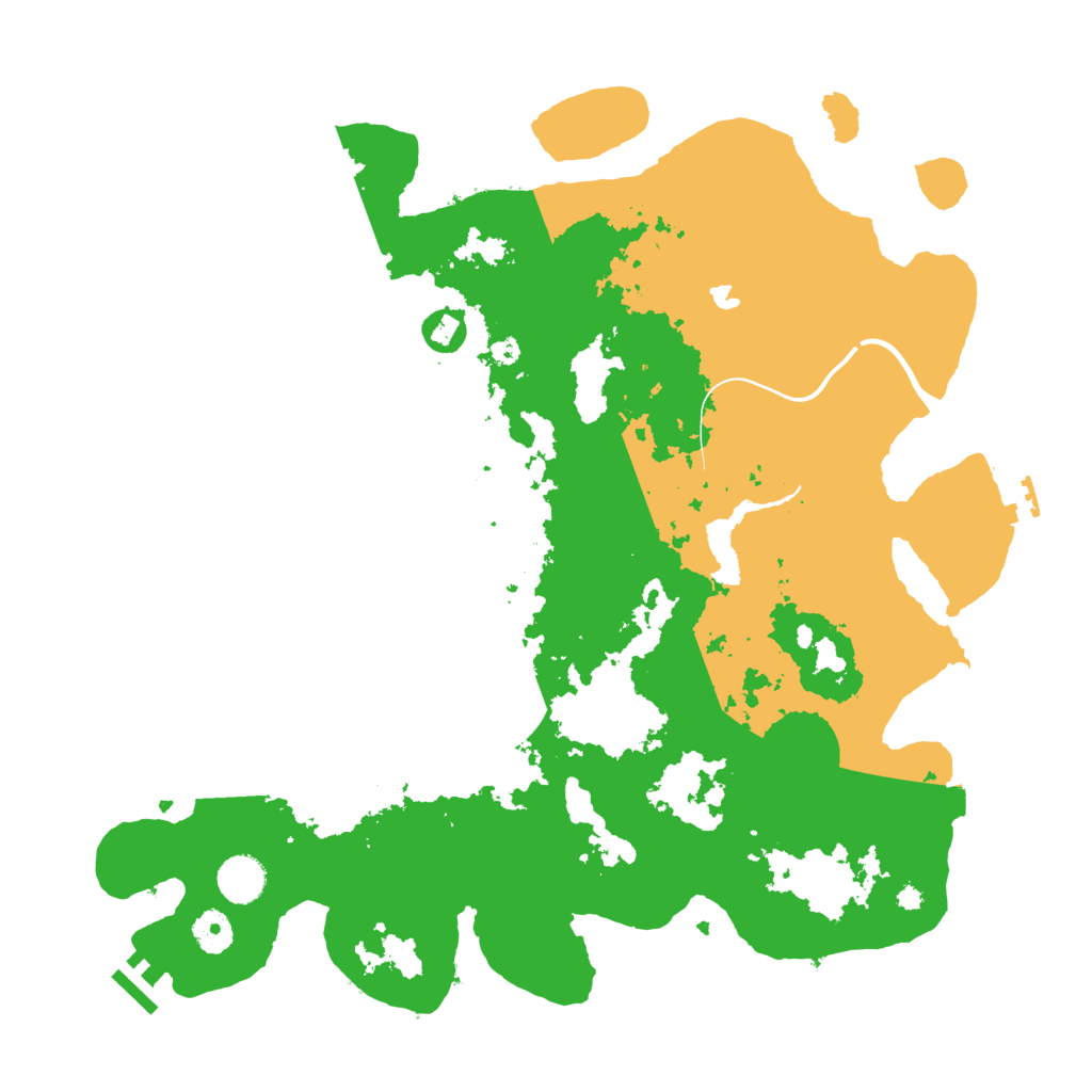 Biome Rust Map: Procedural Map, Size: 4000, Seed: 67684177
