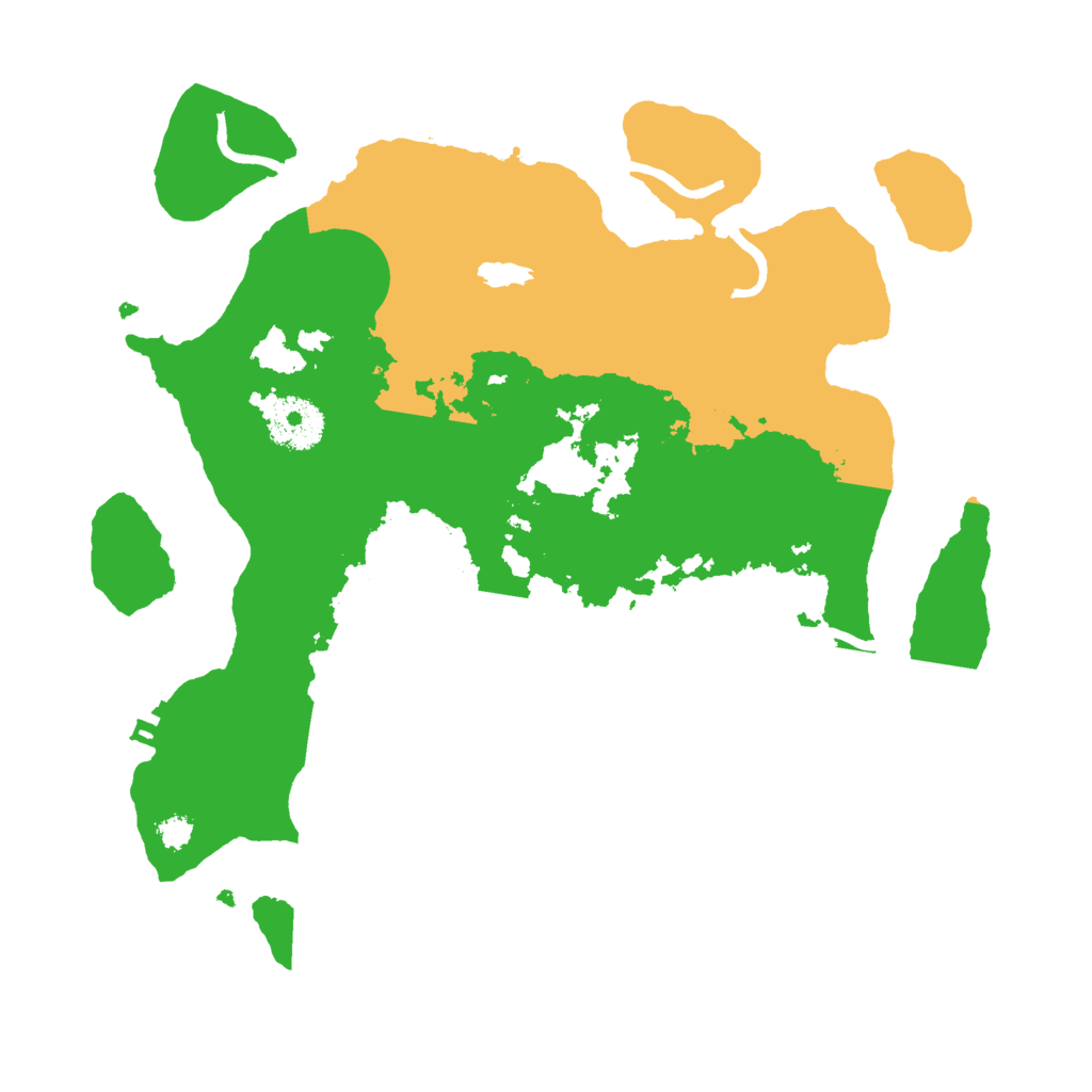Biome Rust Map: Procedural Map, Size: 3000, Seed: 515756