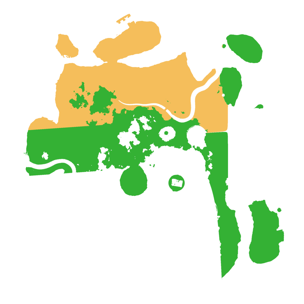 Biome Rust Map: Procedural Map, Size: 3000, Seed: 562168629