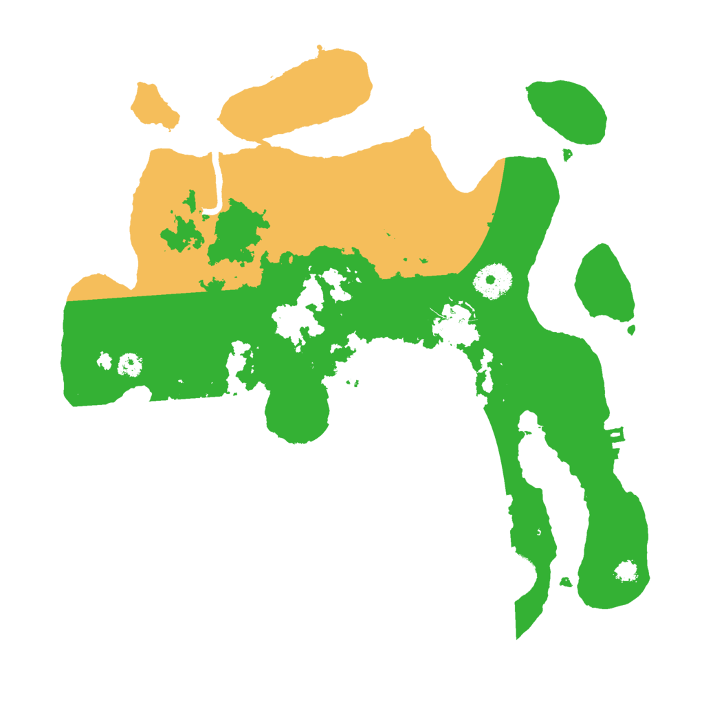 Biome Rust Map: Procedural Map, Size: 3000, Seed: 562168629