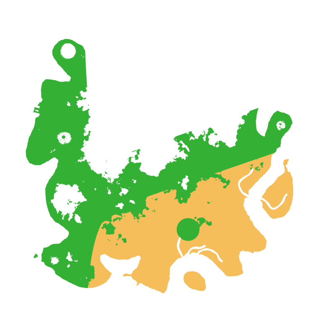 Biome Rust Map: Procedural Map, Size: 3700, Seed: 10972516