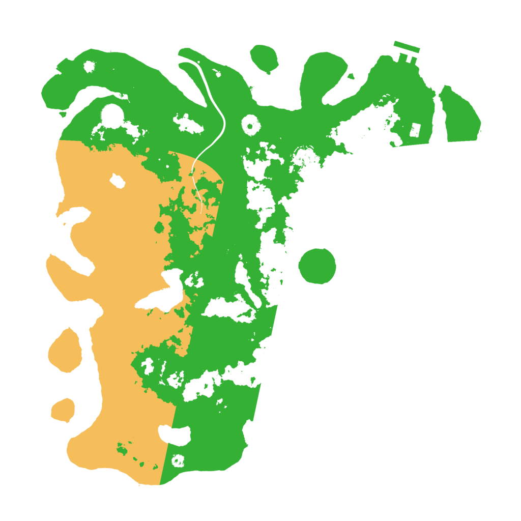 Biome Rust Map: Procedural Map, Size: 4000, Seed: 598920854