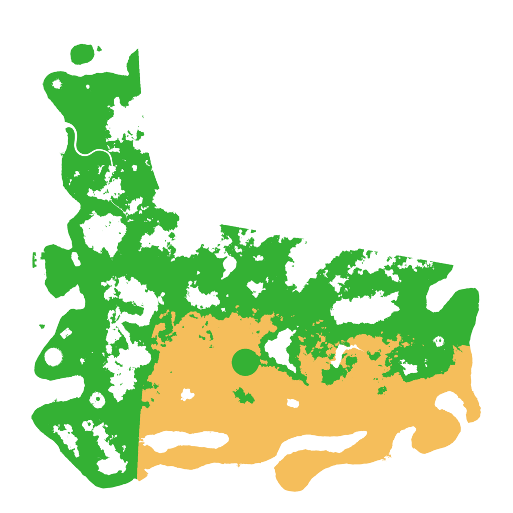 Biome Rust Map: Procedural Map, Size: 5000, Seed: 5022535