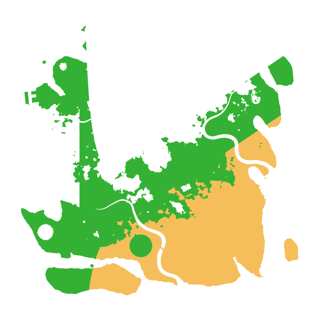 Biome Rust Map: Procedural Map, Size: 3720, Seed: 738363