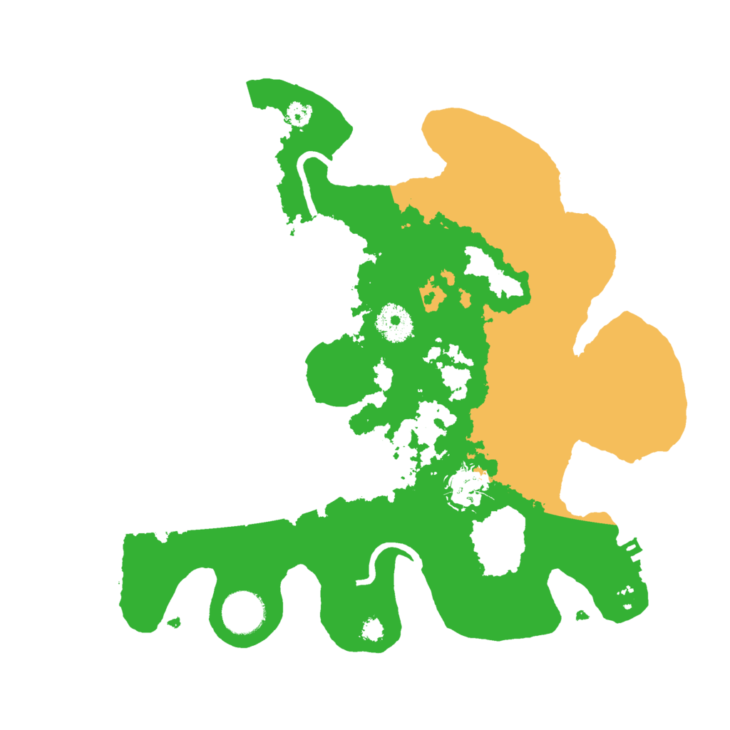 Biome Rust Map: Procedural Map, Size: 3000, Seed: 949168