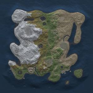 Thumbnail Rust Map: Procedural Map, Size: 3000, Seed: 1865986150, 16 Monuments