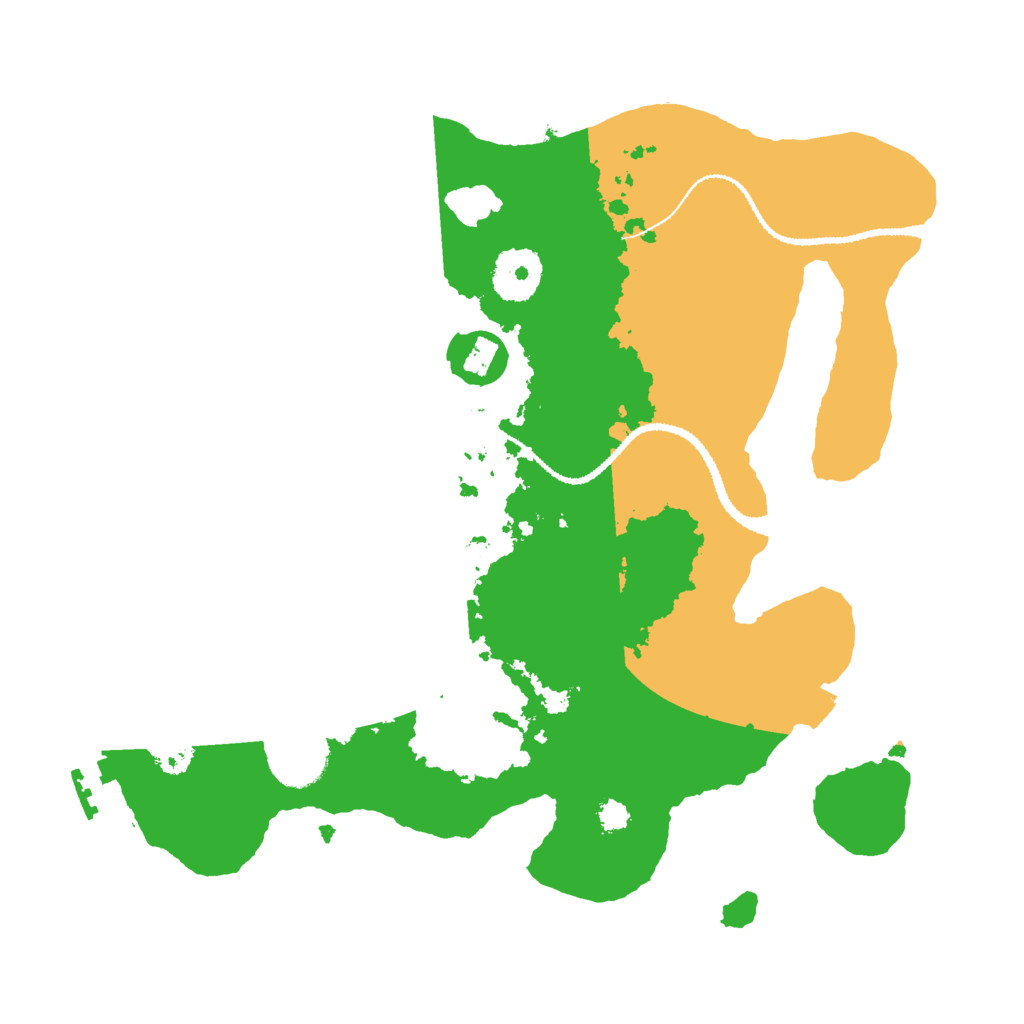 Biome Rust Map: Procedural Map, Size: 3000, Seed: 1865986150