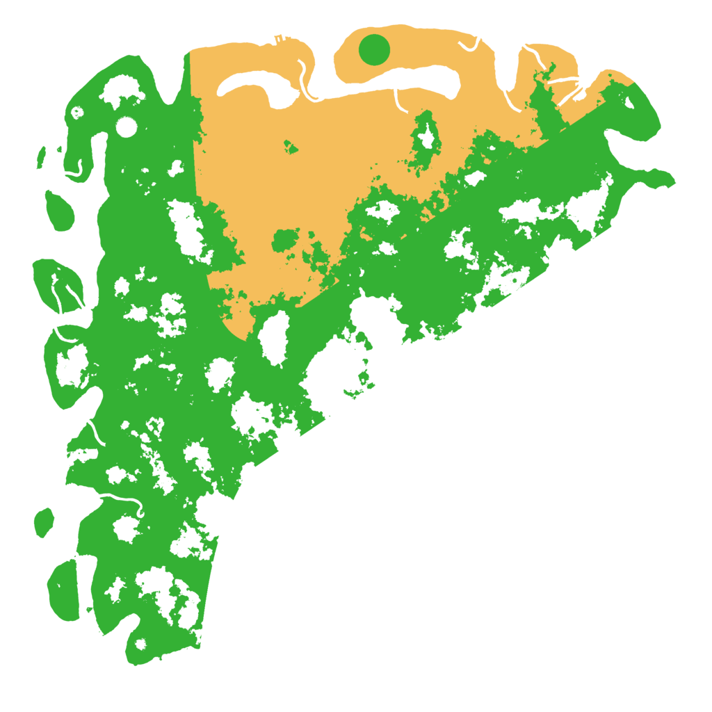 Biome Rust Map: Procedural Map, Size: 6000, Seed: 272456933