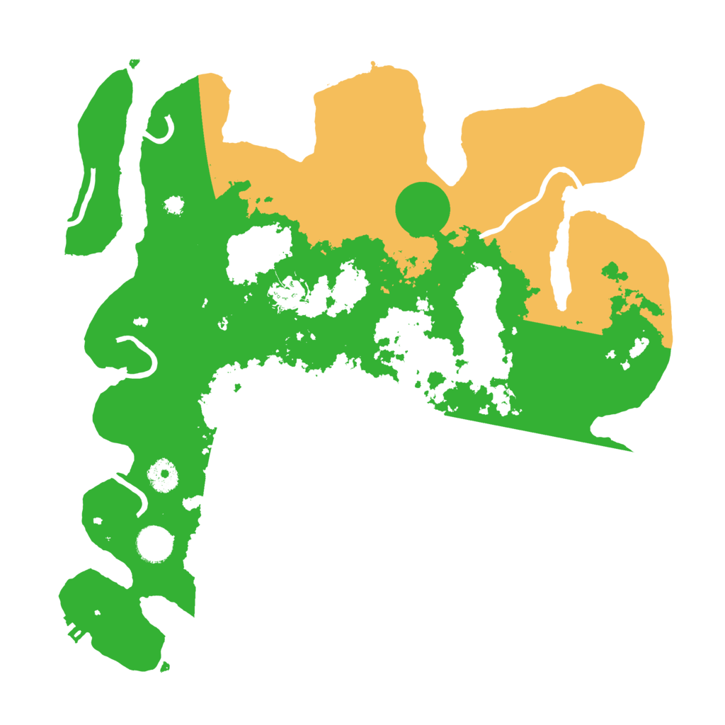 Biome Rust Map: Procedural Map, Size: 3500, Seed: 47