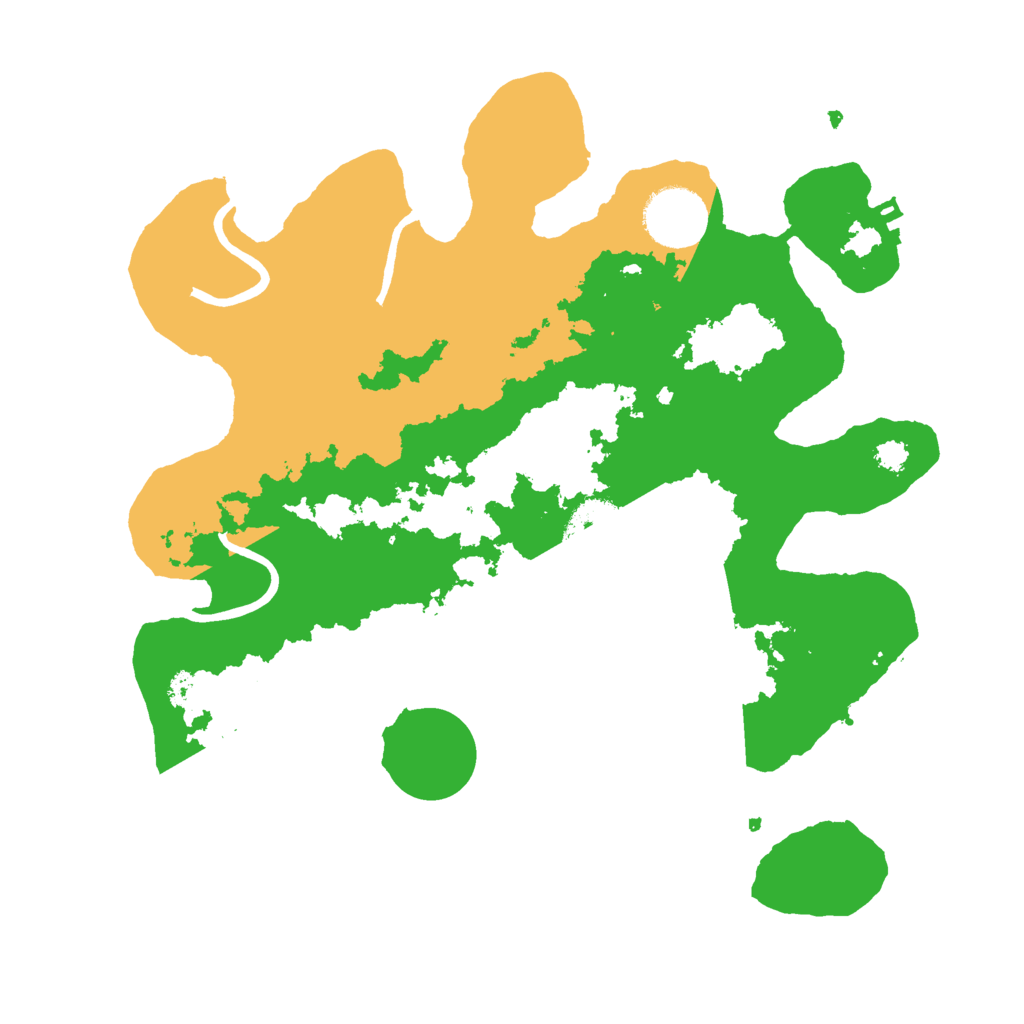 Biome Rust Map: Procedural Map, Size: 3000, Seed: 123870