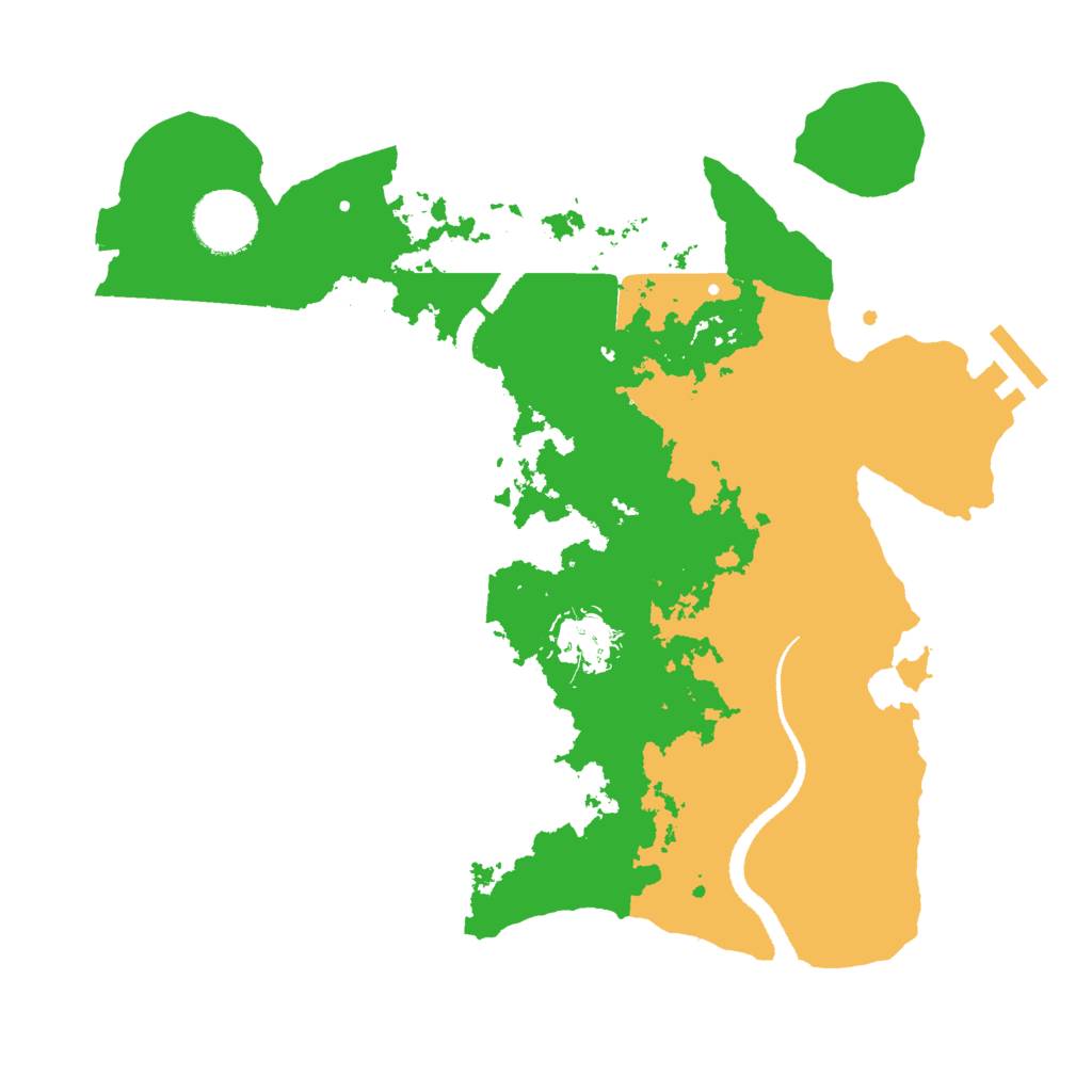 Biome Rust Map: Procedural Map, Size: 3000, Seed: 71537