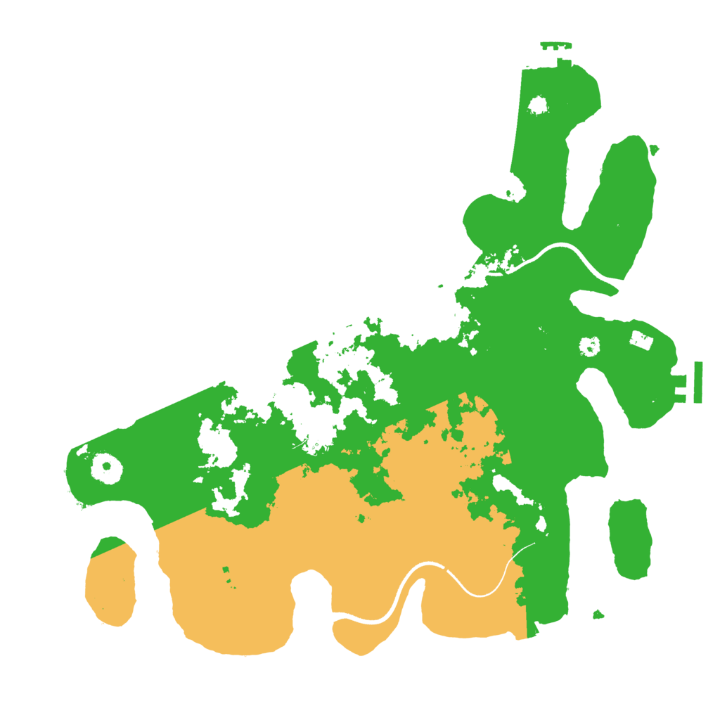Biome Rust Map: Procedural Map, Size: 3500, Seed: 1532460838