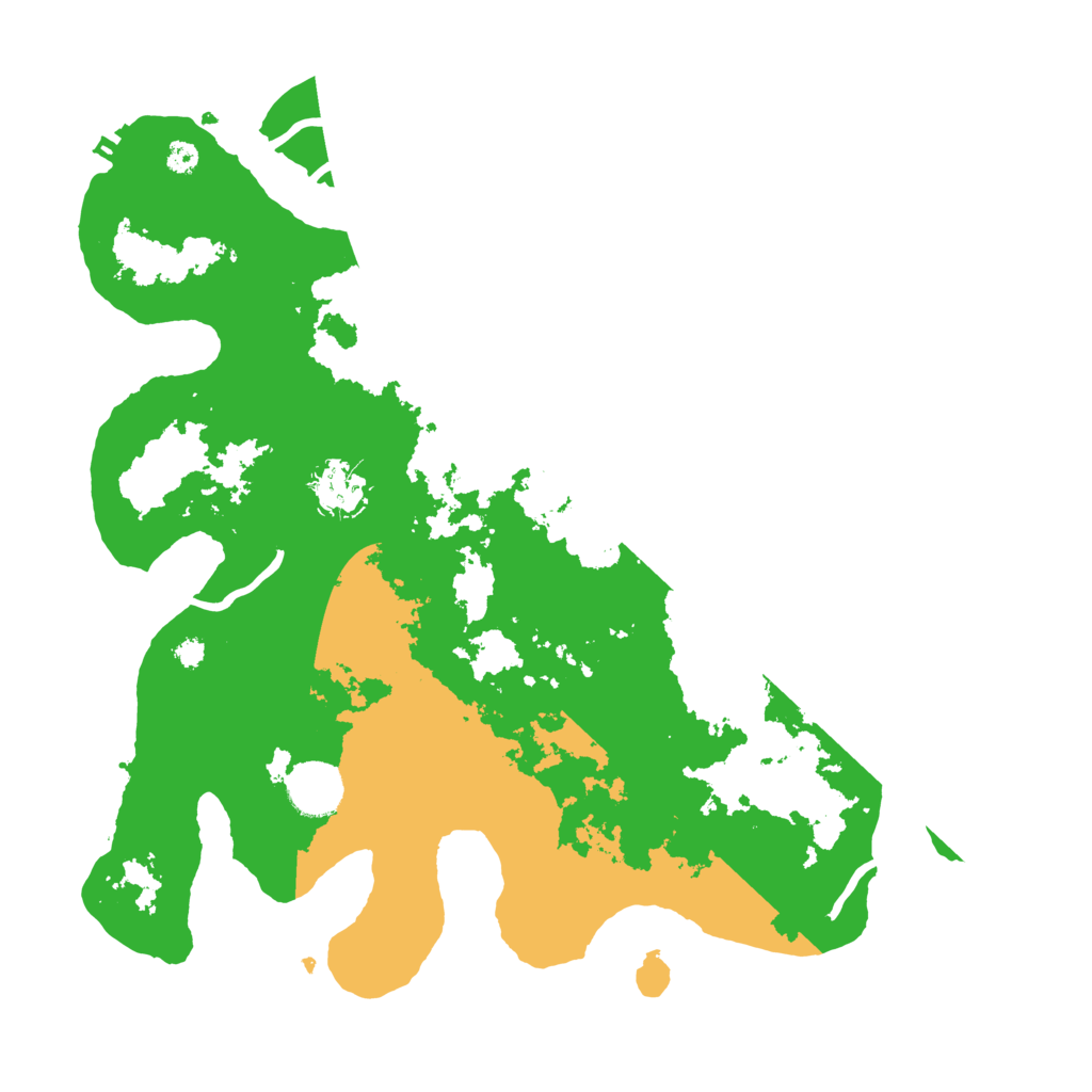 Biome Rust Map: Procedural Map, Size: 3500, Seed: 1201114690
