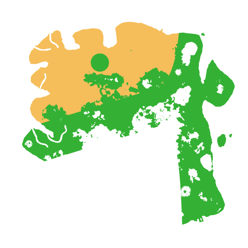 Biome Rust Map: Procedural Map, Size: 3606, Seed: 993459