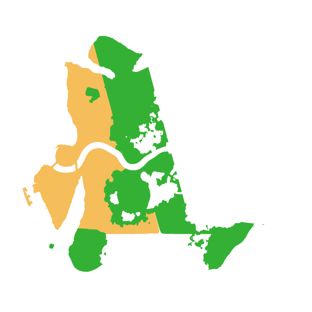 Biome Rust Map: Procedural Map, Size: 2500, Seed: 189438940