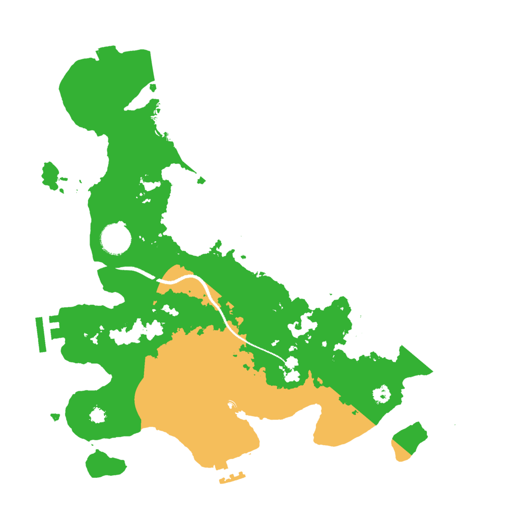 Biome Rust Map: Procedural Map, Size: 3000, Seed: 880414