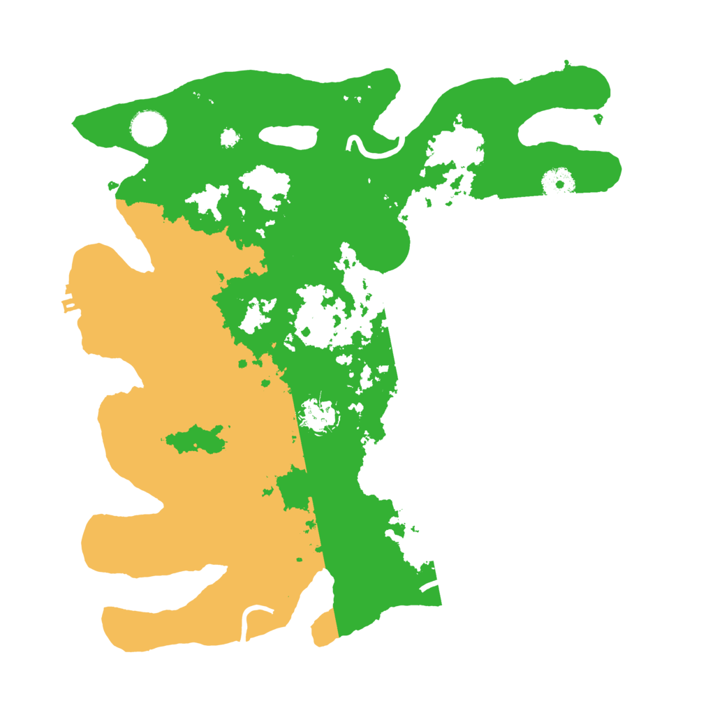 Biome Rust Map: Procedural Map, Size: 3500, Seed: 88587198