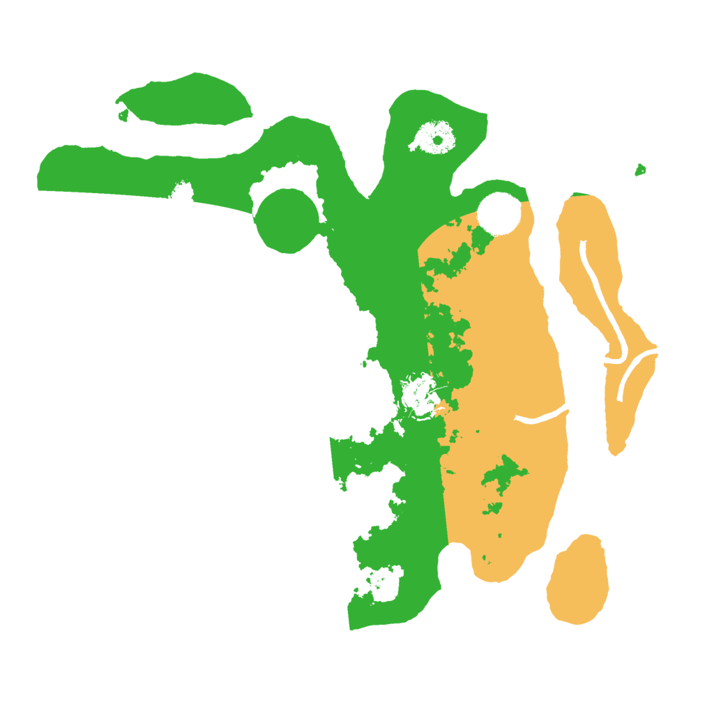 Biome Rust Map: Procedural Map, Size: 3000, Seed: 210800