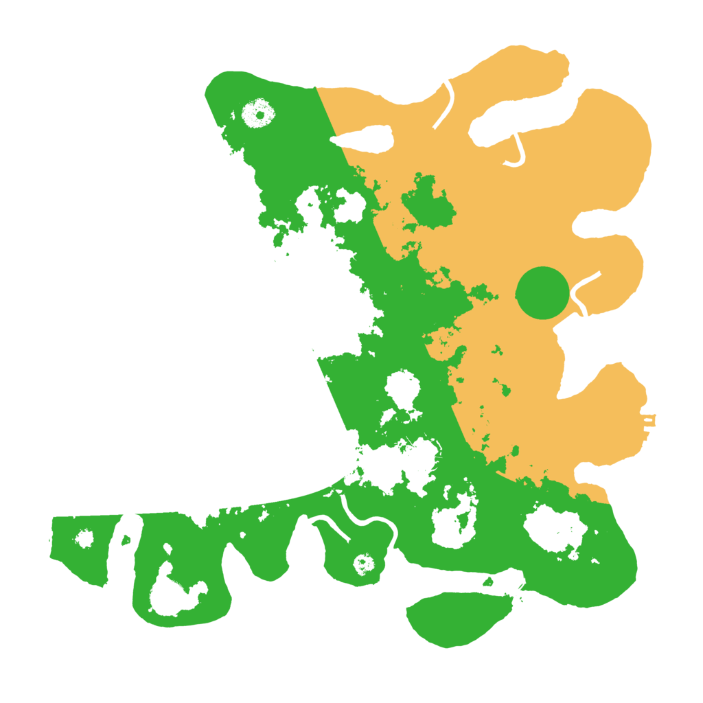 Biome Rust Map: Procedural Map, Size: 3500, Seed: 271649954