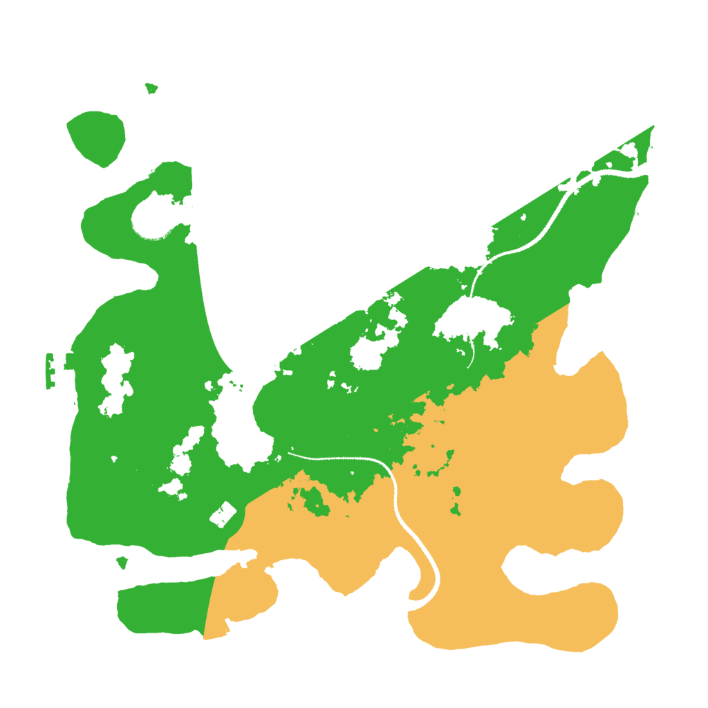 Biome Rust Map: Procedural Map, Size: 3000, Seed: 190438