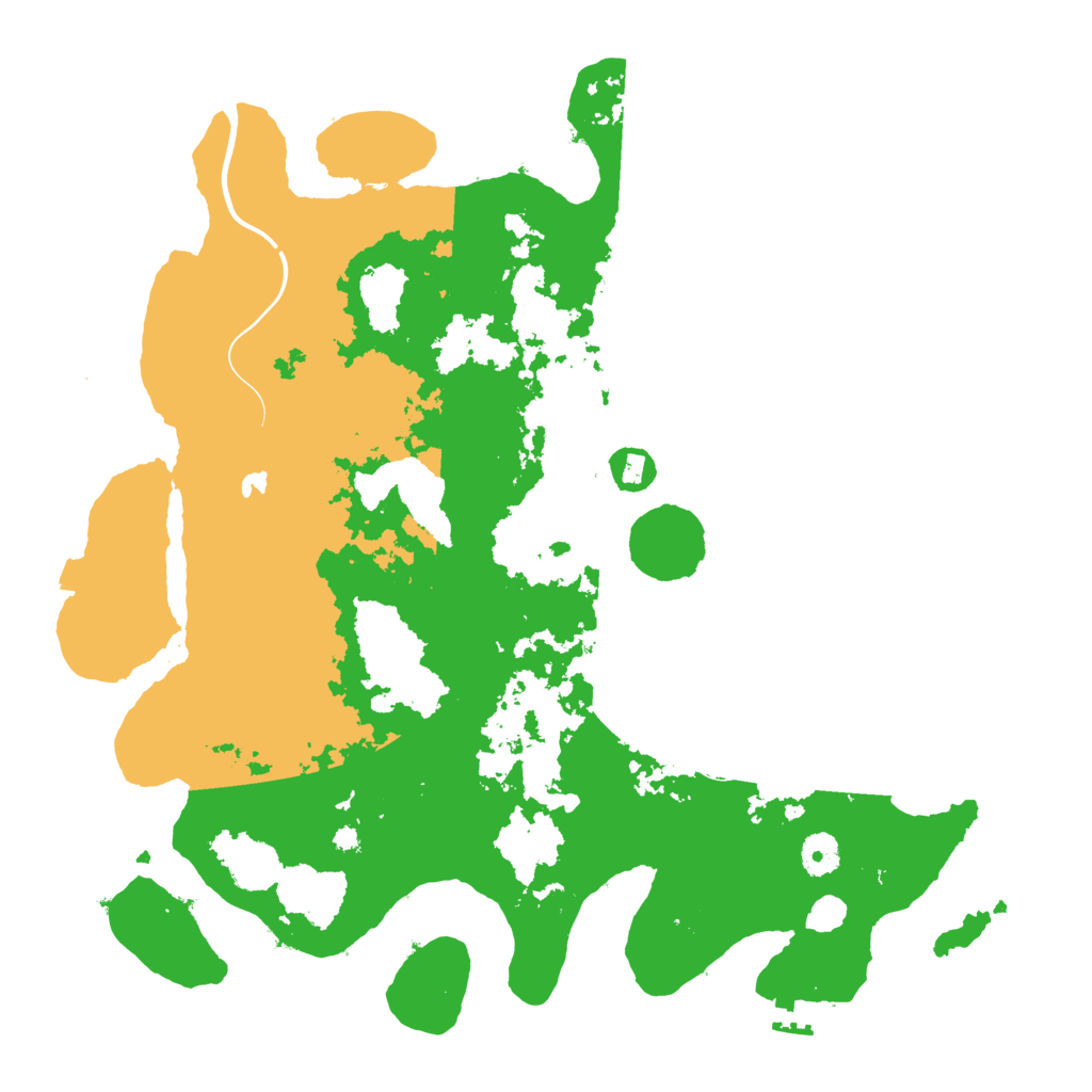 Biome Rust Map: Procedural Map, Size: 4000, Seed: 53333105