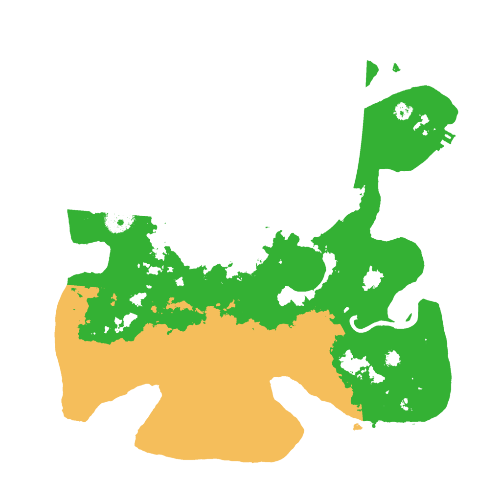 Biome Rust Map: Procedural Map, Size: 3000, Seed: 6542632