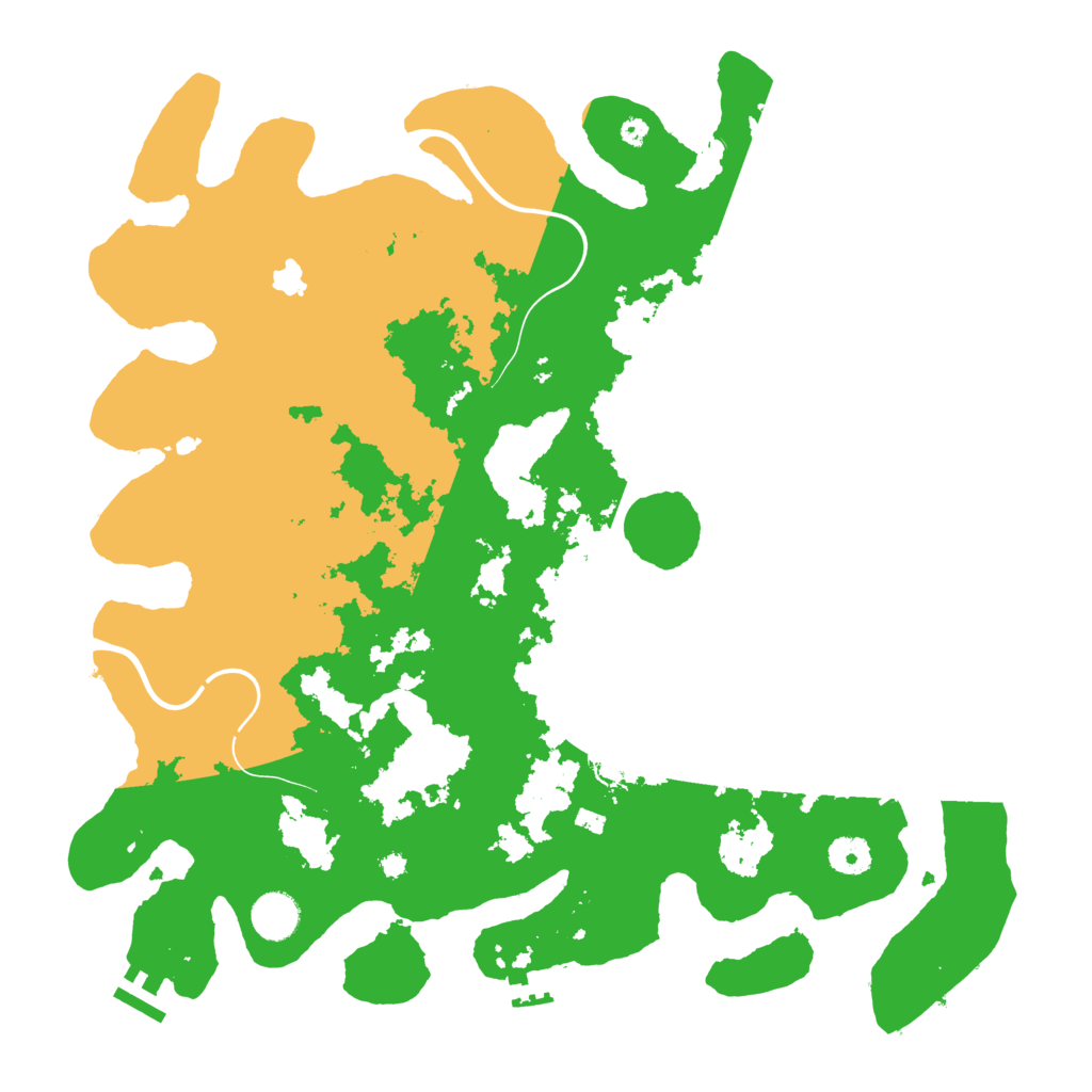 Biome Rust Map: Procedural Map, Size: 4000, Seed: 5213