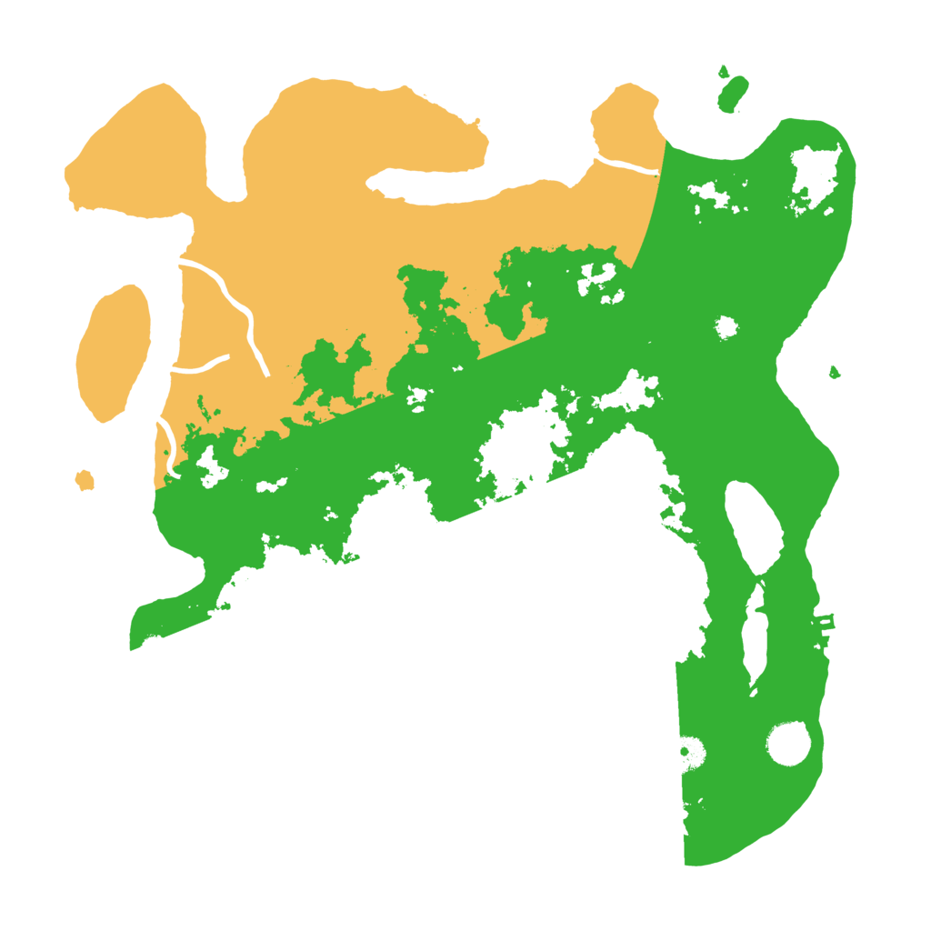 Biome Rust Map: Procedural Map, Size: 3800, Seed: 104370556
