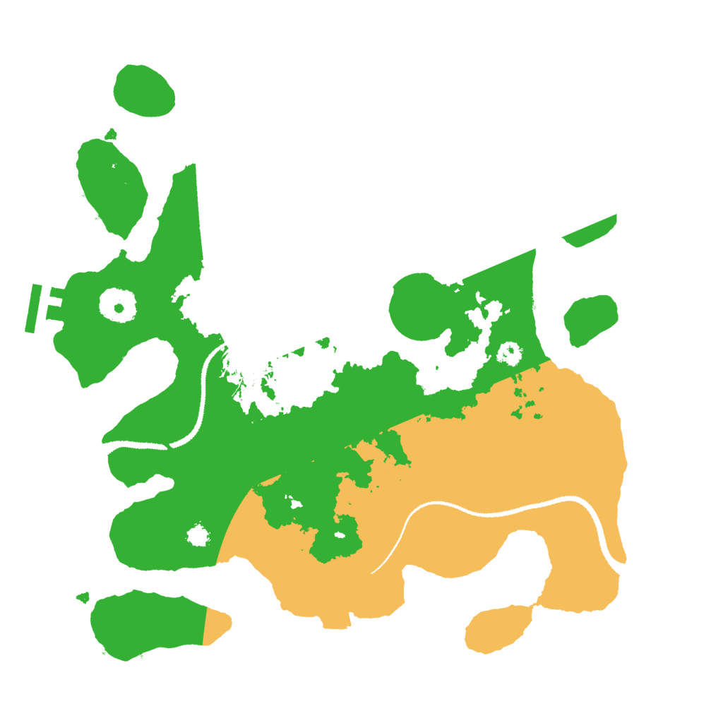 Biome Rust Map: Procedural Map, Size: 3000, Seed: 570998