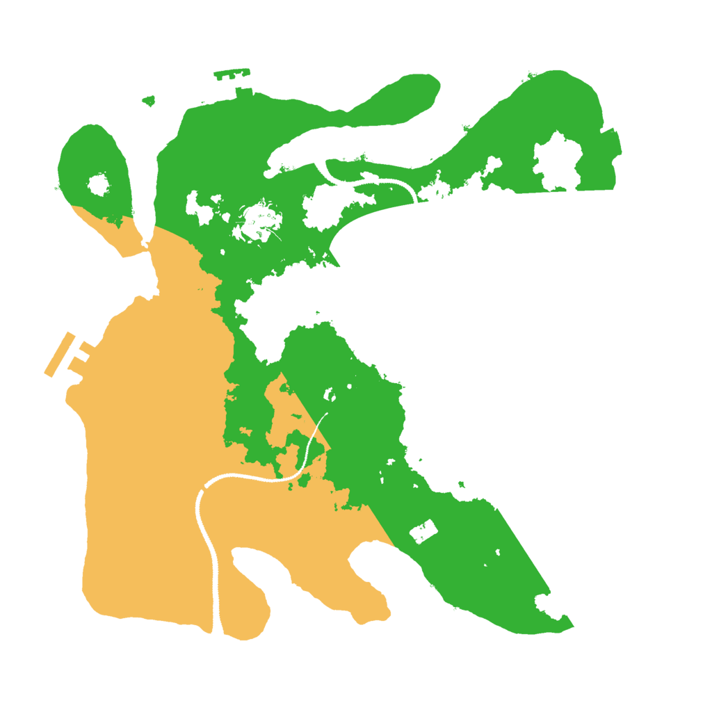 Biome Rust Map: Procedural Map, Size: 3000, Seed: 729683536