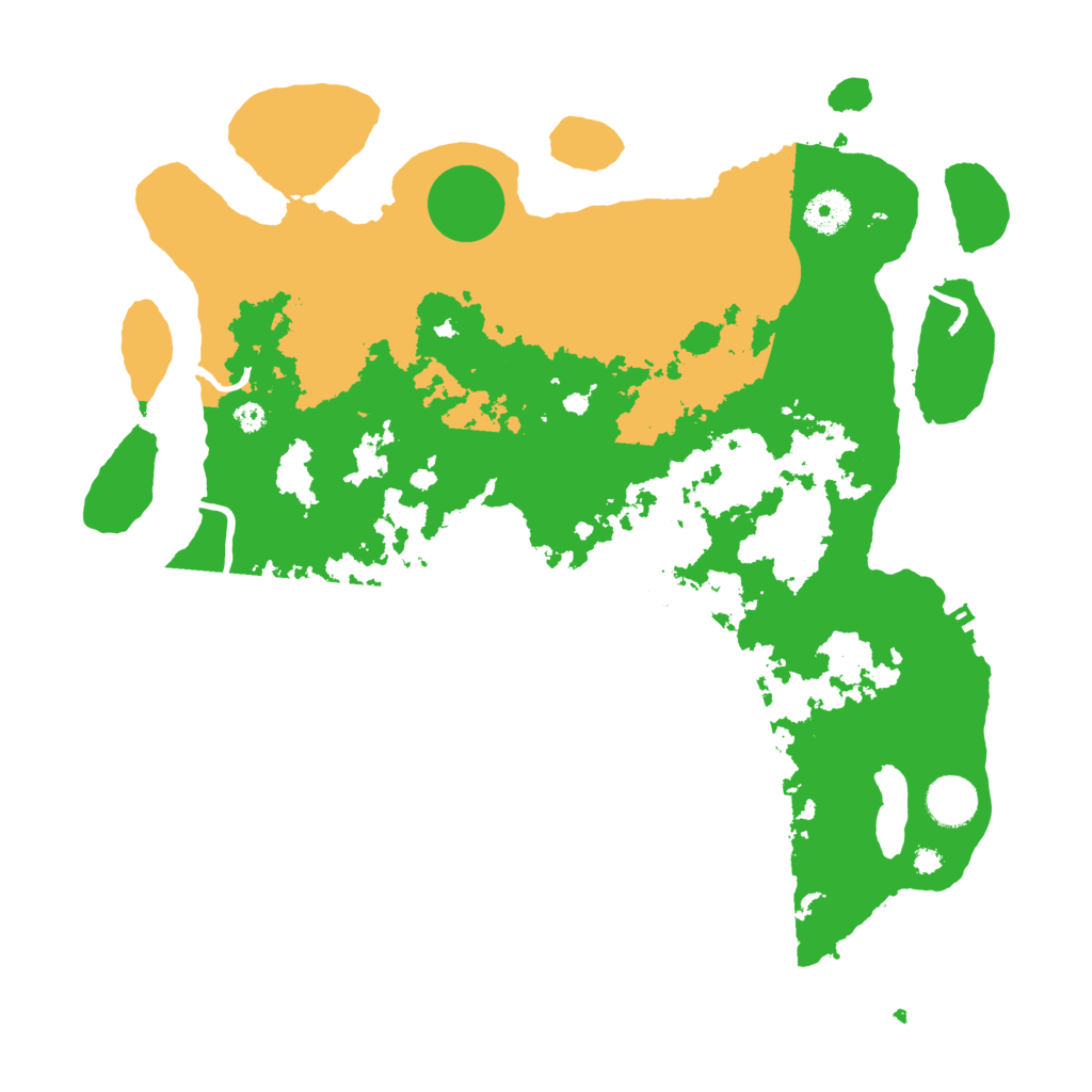 Biome Rust Map: Procedural Map, Size: 3750, Seed: 65423