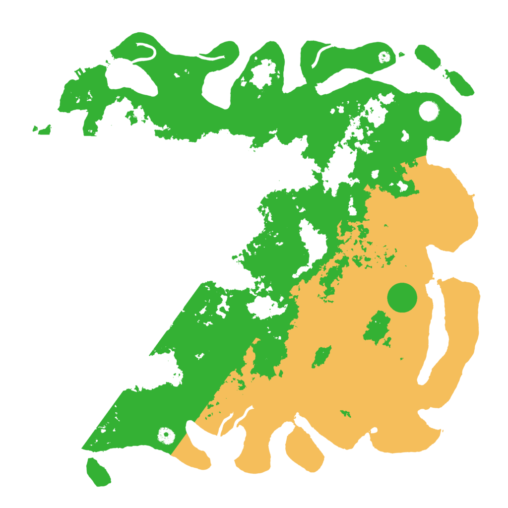 Biome Rust Map: Procedural Map, Size: 4500, Seed: 1642490576