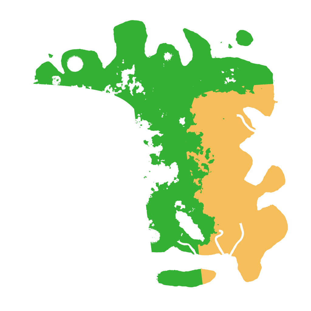 Biome Rust Map: Procedural Map, Size: 3500, Seed: 1941972166