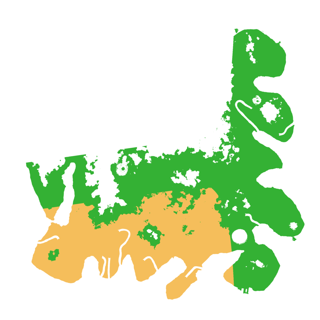 Biome Rust Map: Procedural Map, Size: 3800, Seed: 4585451