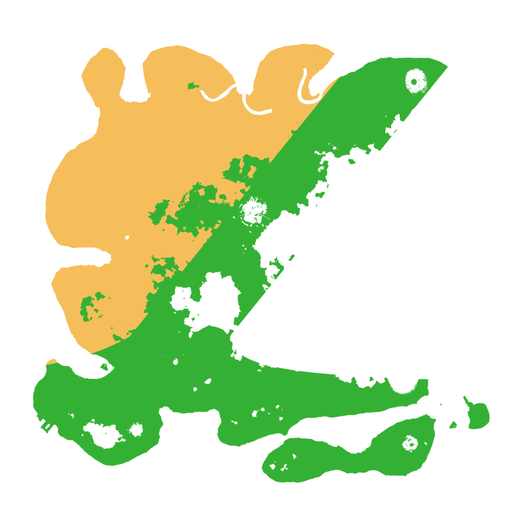 Biome Rust Map: Procedural Map, Size: 3500, Seed: 1766080544