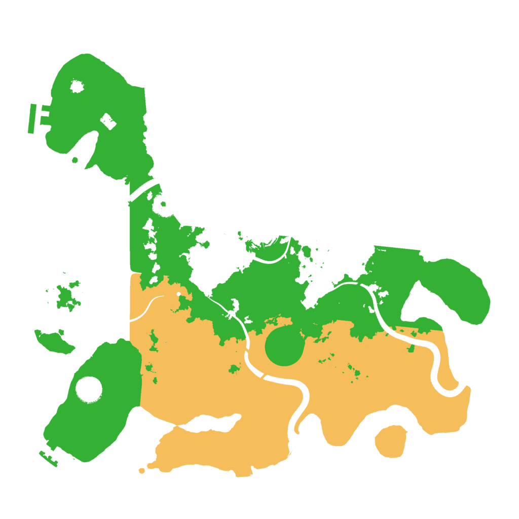Biome Rust Map: Procedural Map, Size: 3550, Seed: 1143539062