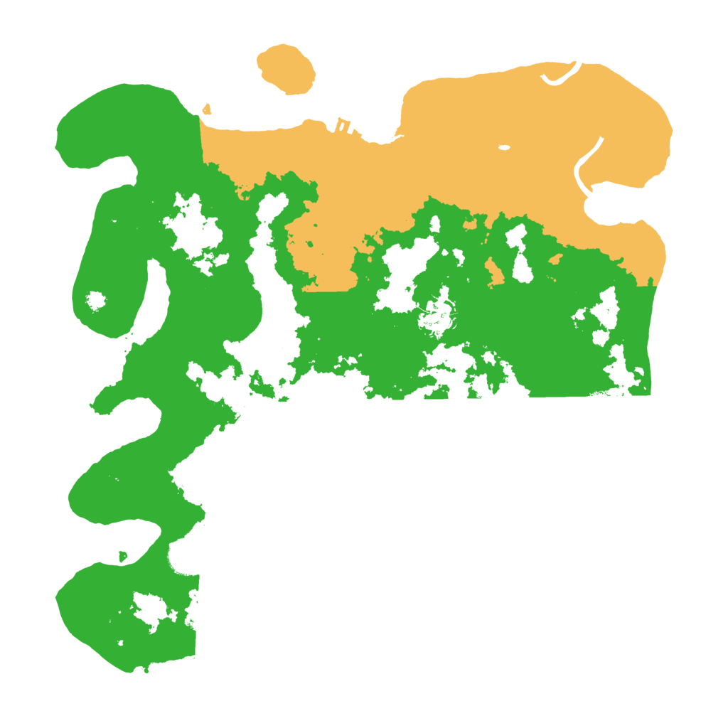 Biome Rust Map: Procedural Map, Size: 3500, Seed: 88985479