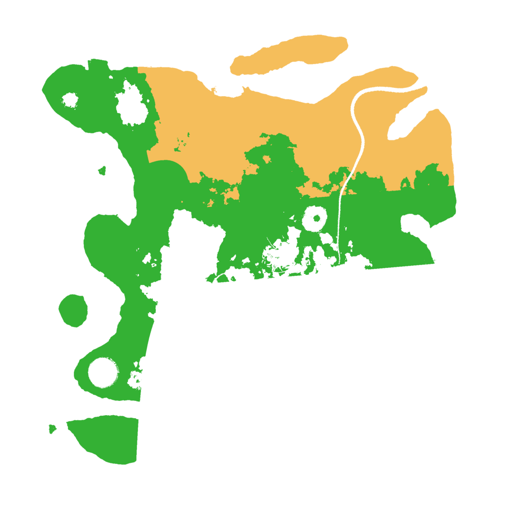 Biome Rust Map: Procedural Map, Size: 3000, Seed: 734688174